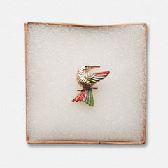 Golden Sparrow Lapel Pin