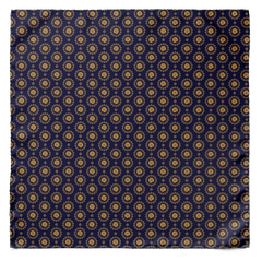 IRISH BLUE SILK SCARF AND POCKET SQUARE SET