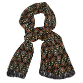 MUGHAL MOTIF SILK SCARF (LUXE COLLECTION)