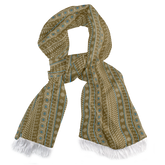 PERSIAN CARAMEL SILK SCARF