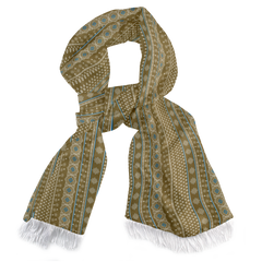 PERSIAN CARAMEL SILK SCARF