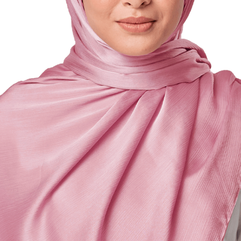 COTTON CANDY CRINKLE SILK SCARF