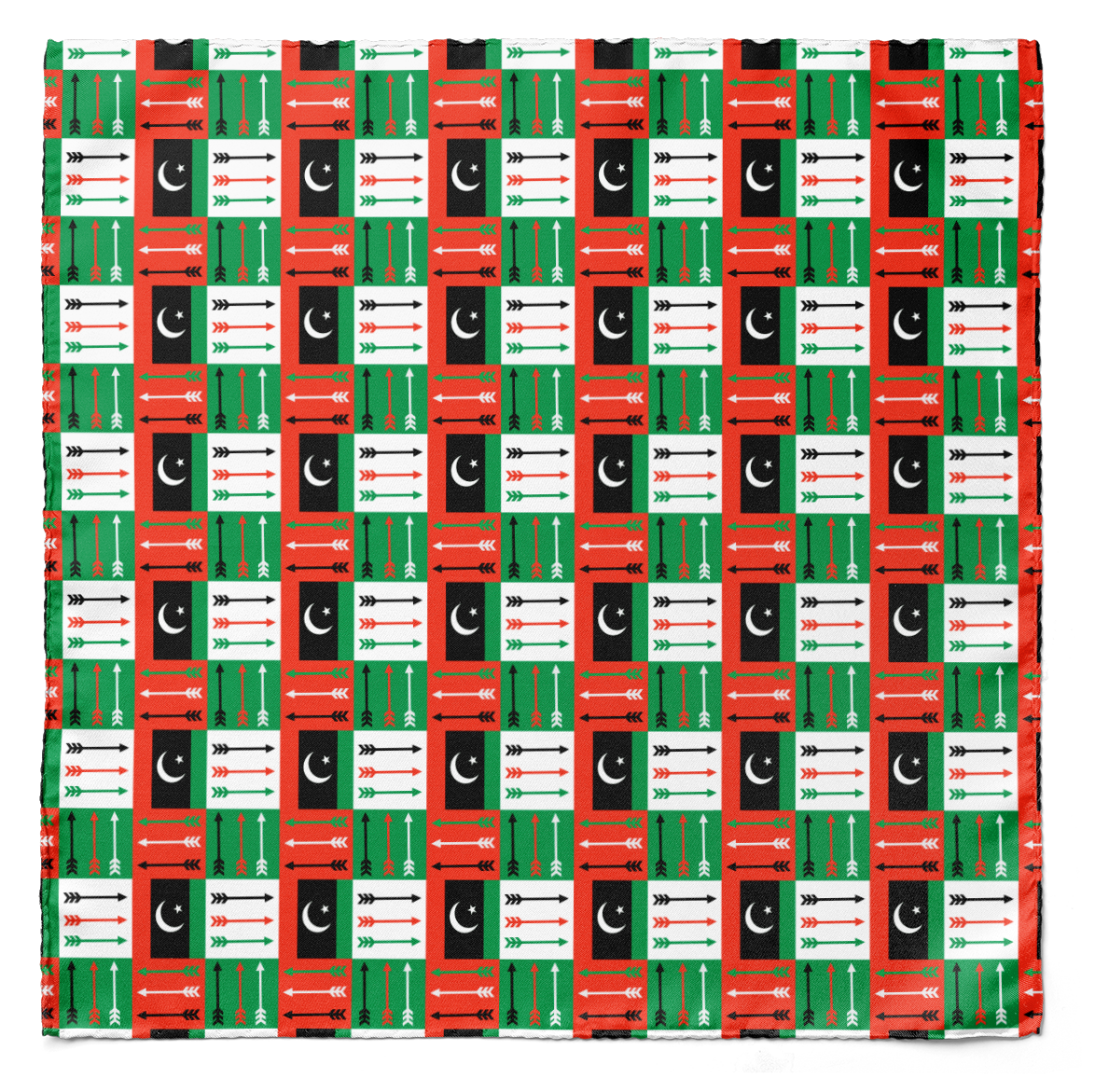 ARROW OF HOPE SILK POCKET SQUARE1