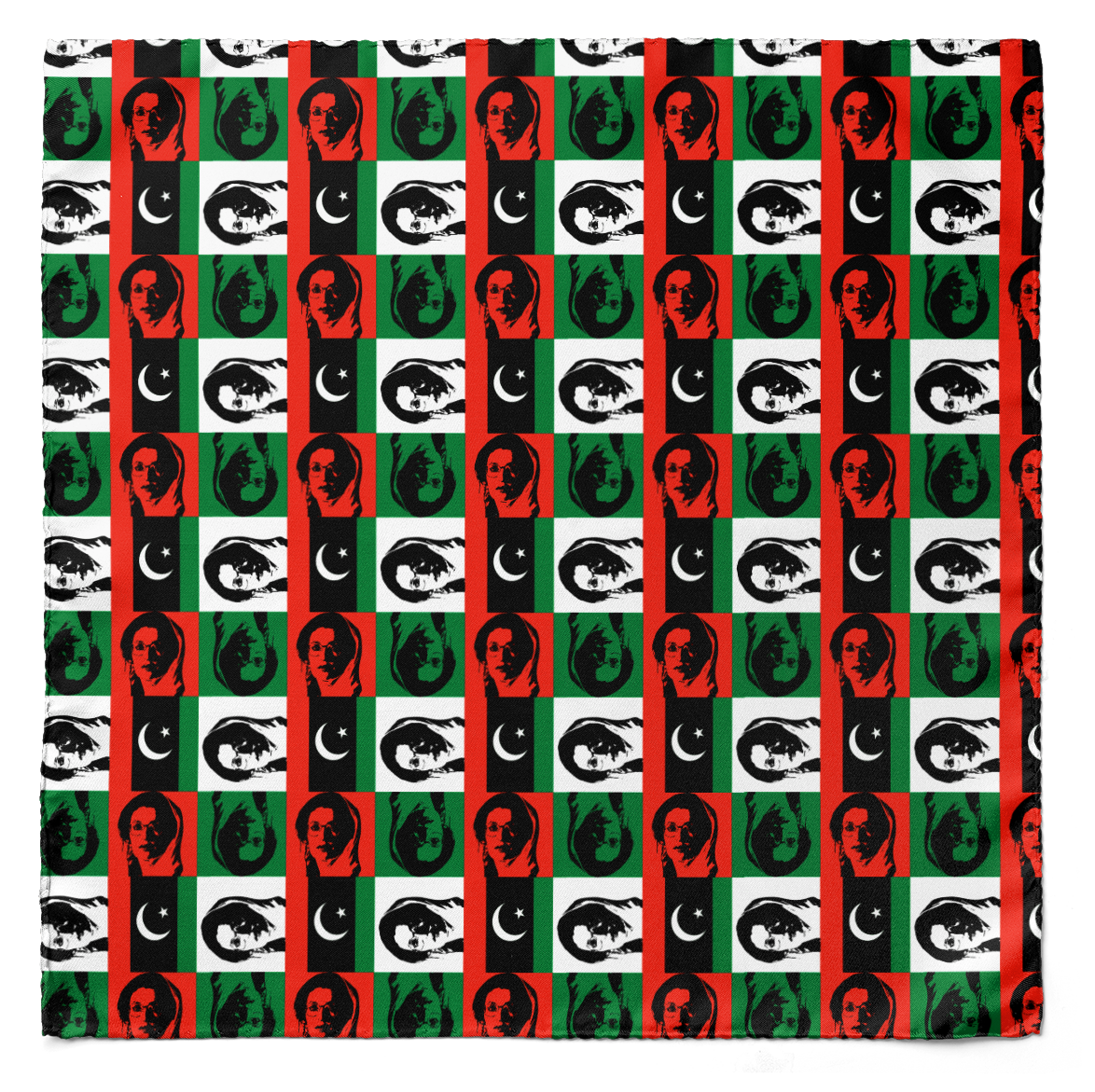 BHUTTO LEGACY POCKET SQUARE