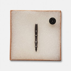 Silver Pen Lapel Pin