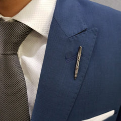 Silver Pen Lapel Pin