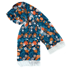 TROPICA BIRD SILK MEN SCARF