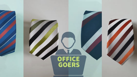 Add colors to your daily office outfit, Love your job by wearing these "office goers" neckties