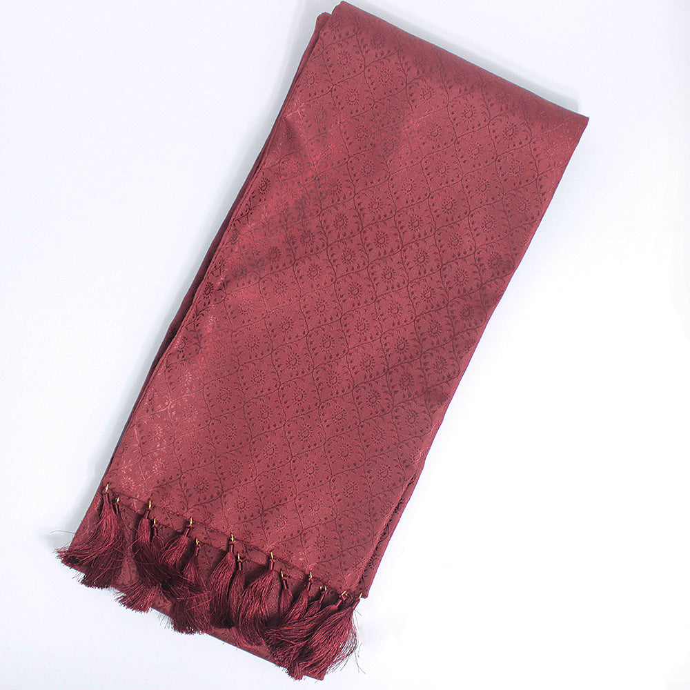 MAROON  FESTIVE SCARF