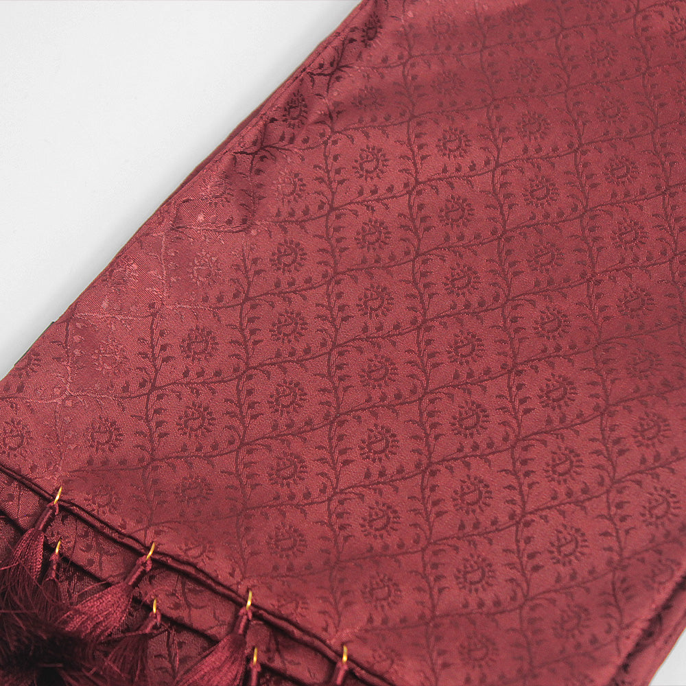 MAROON  FESTIVE SCARF
