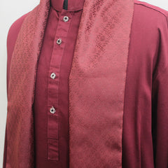 MAROON  FESTIVE SCARF