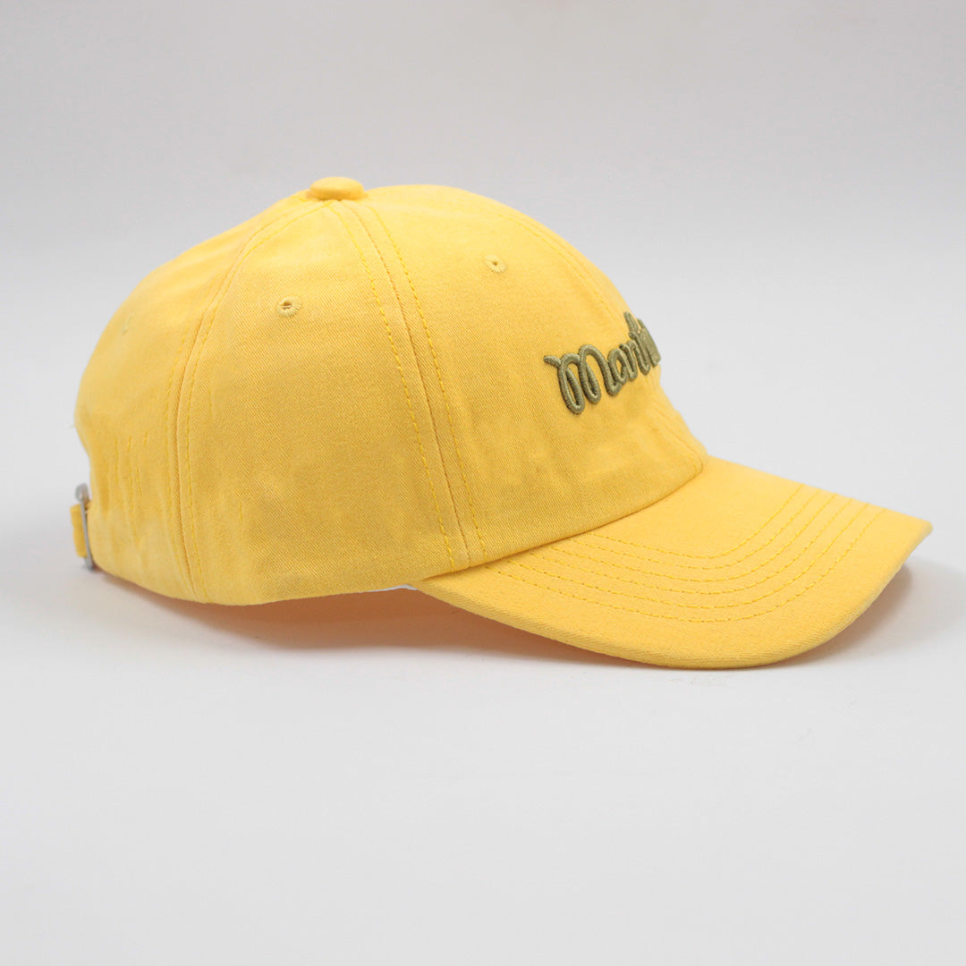 MANHATTAN VIBES PASTEL YELLOW BASEBALL CAP