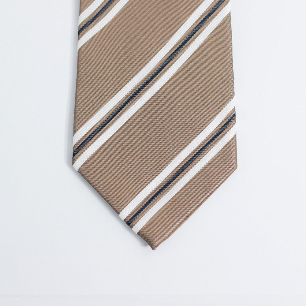 THE BROWN STRIPED TIE