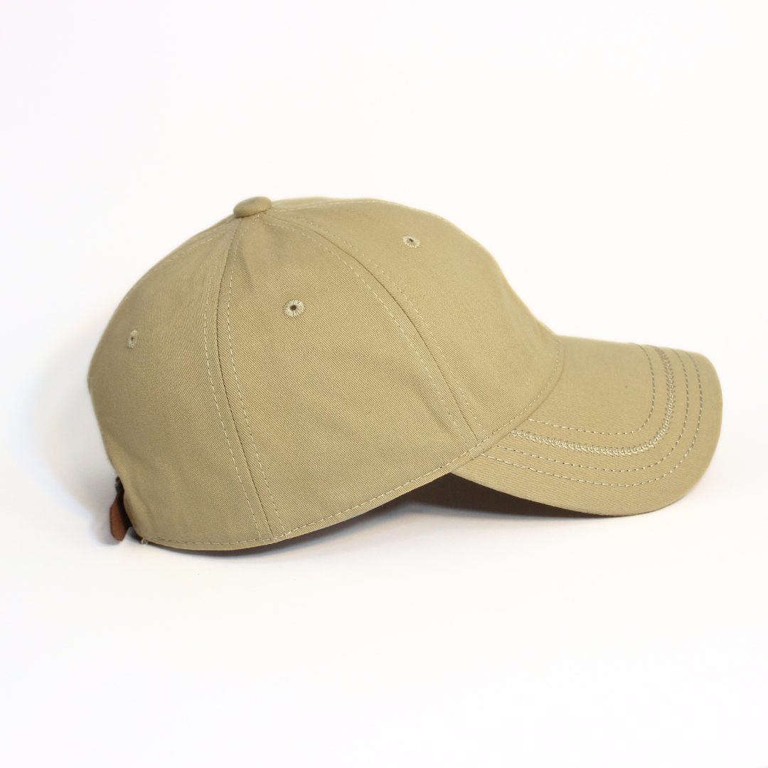 BEIGE MINIMALIST BASEBALL CAP