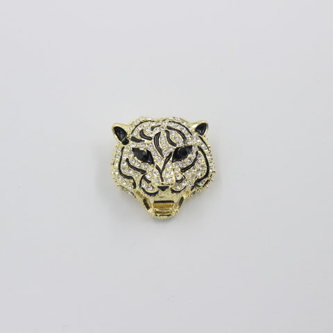Fearless Stare Tiger Brooch