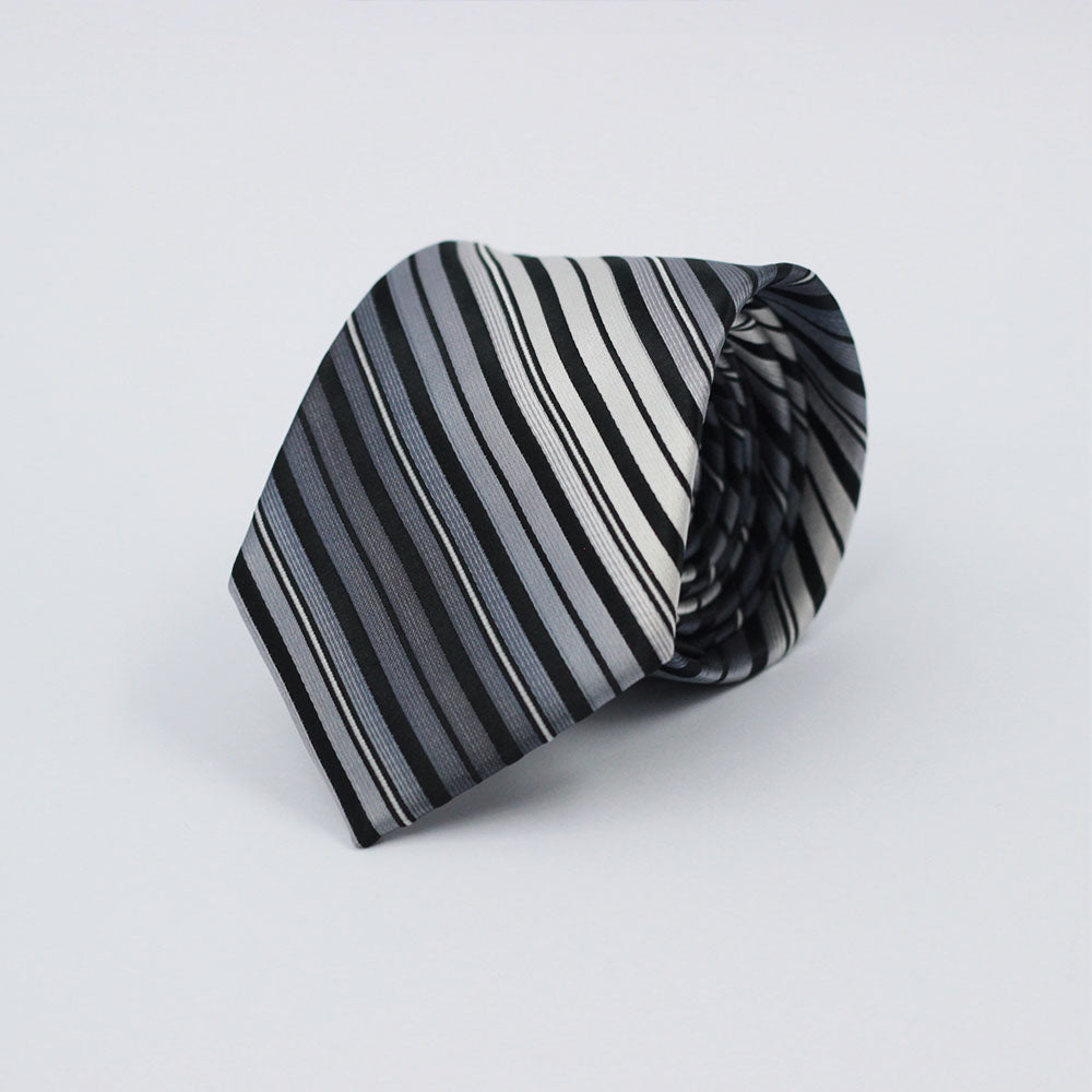 THE GREY PALETTE STRIPED TIE