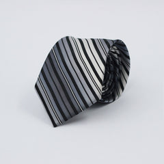 THE GREY PALETTE STRIPED TIE