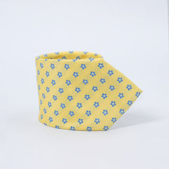 CORN YELLOW FLORAL DOTS TIE