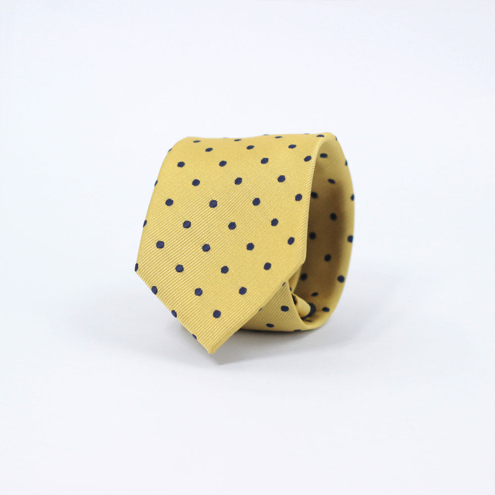 ROYAL YELLOW POLKA TIE