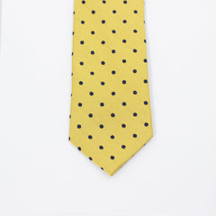ROYAL YELLOW POLKA TIE