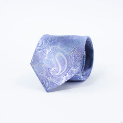 VIOLET BLUE PAISLEY FESTIVE TIE