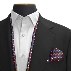 Régiment Classique – Dual-Sided Scarf & Pocket Squares Set