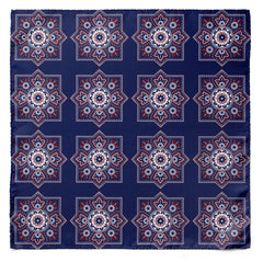 IMPERIAL AJRAK SILK CRAVAT & POCKET SQUARE SET  (LUXE COLLECTION)