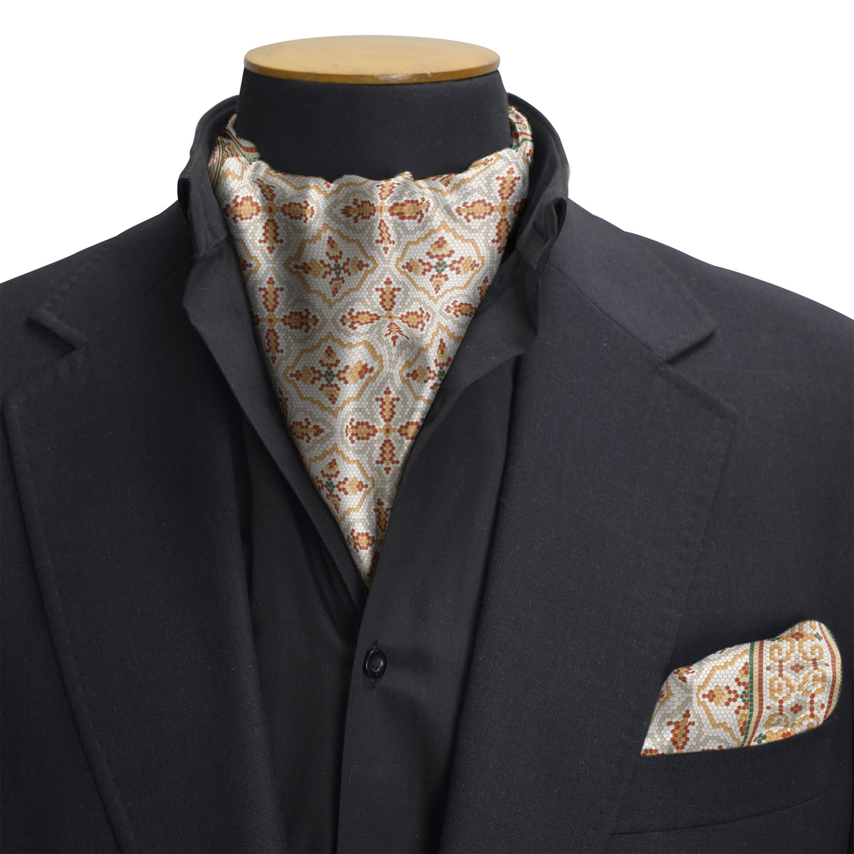 Arabesque – Dual-Sided Cravat & Pocket Squares Set