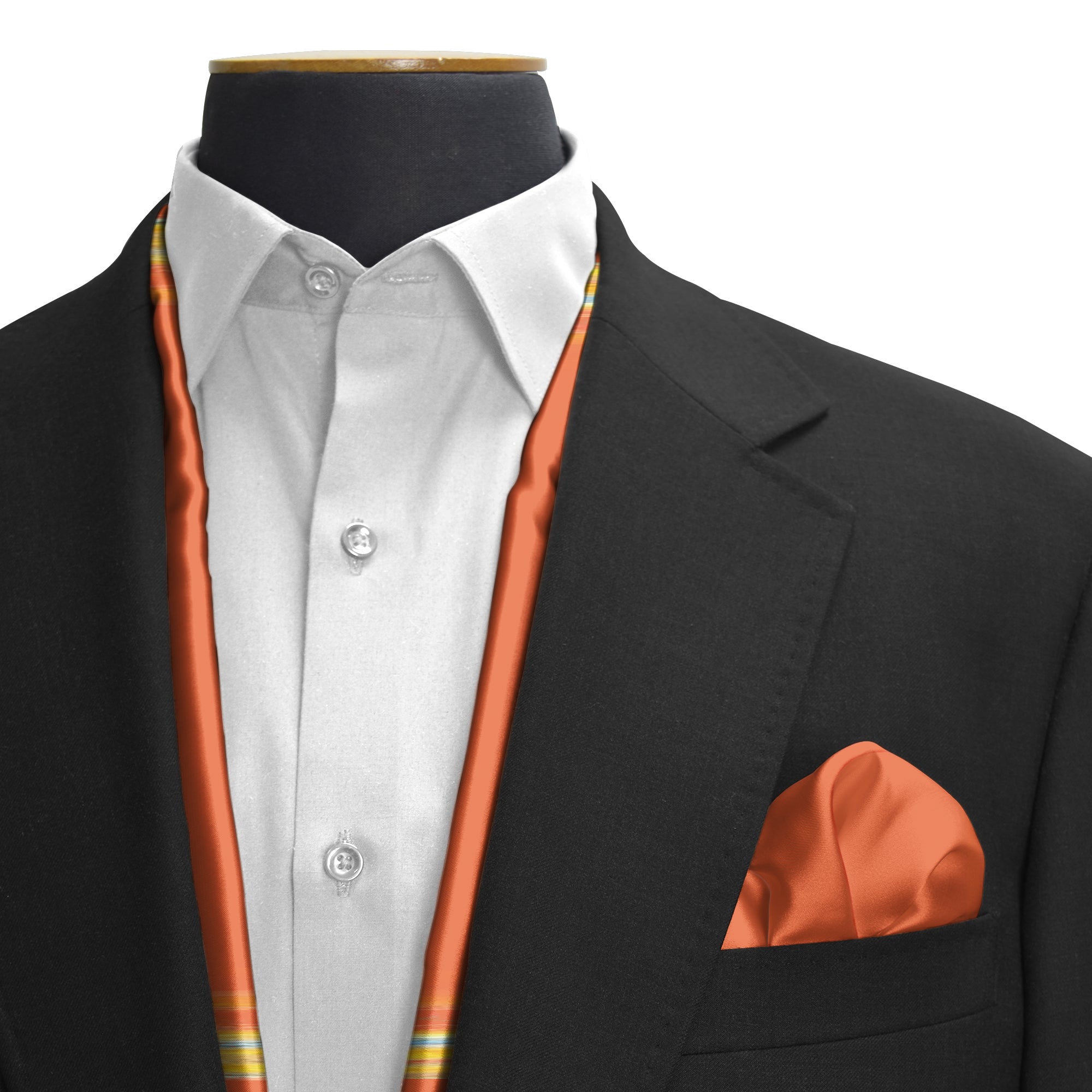 The Scream Dual-Sided Scarf and Pocket Squares Set