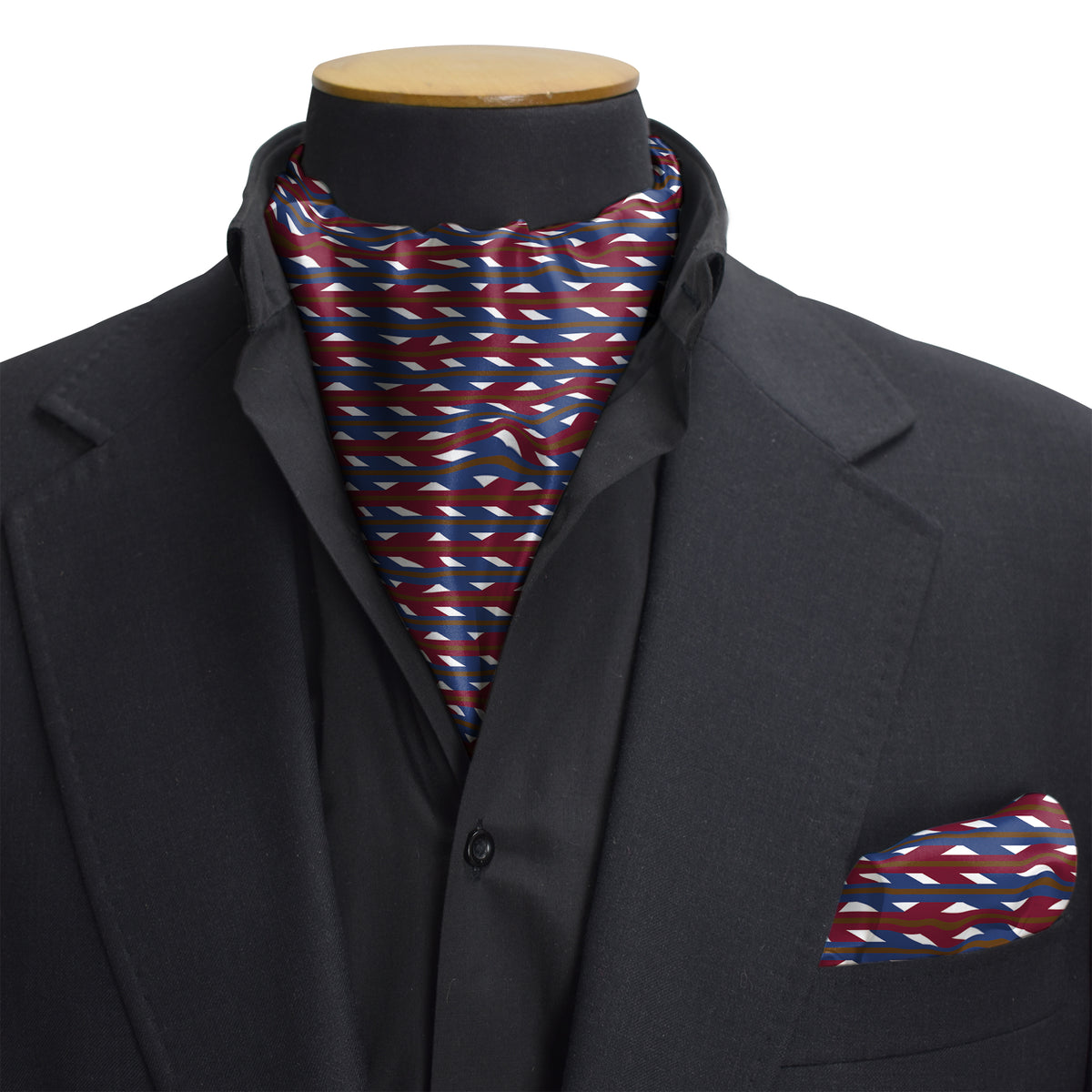 Régiment Classique – Dual-Sided Cravat & Pocket Squares Set