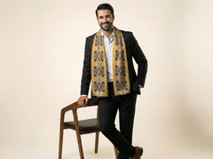 Fleur Viva Dual-Sided Scarf and Pocket Squares Set