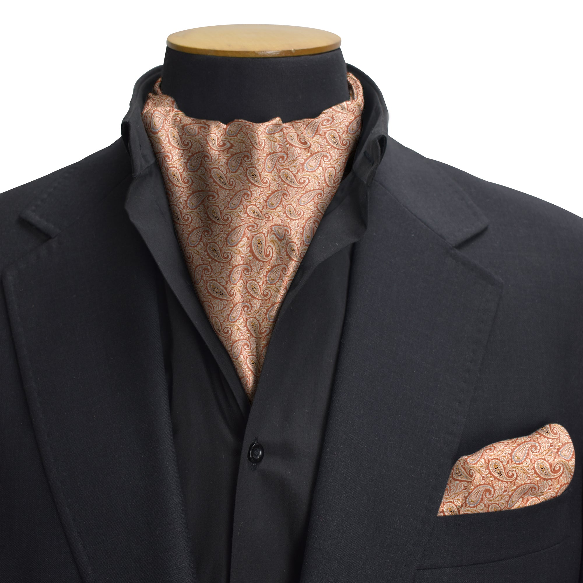 Paisley d’Exception – Dual-Sided Cravat & Pocket Squares Set