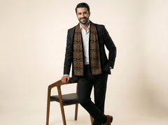 Obsidian Truck Art Dual-Sided Scarf and Pocket Squares Set