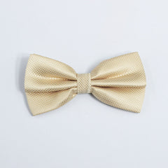 CHAMPAGNE TEXTURED BOW TIE