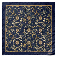 Mythos et Cosmos Dual-Sided Cravat and Pocket Squares Set