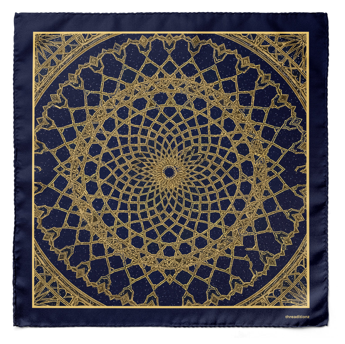 Ottoman Mandala – Dual-Sided Cravat & Pocket Squares Set
