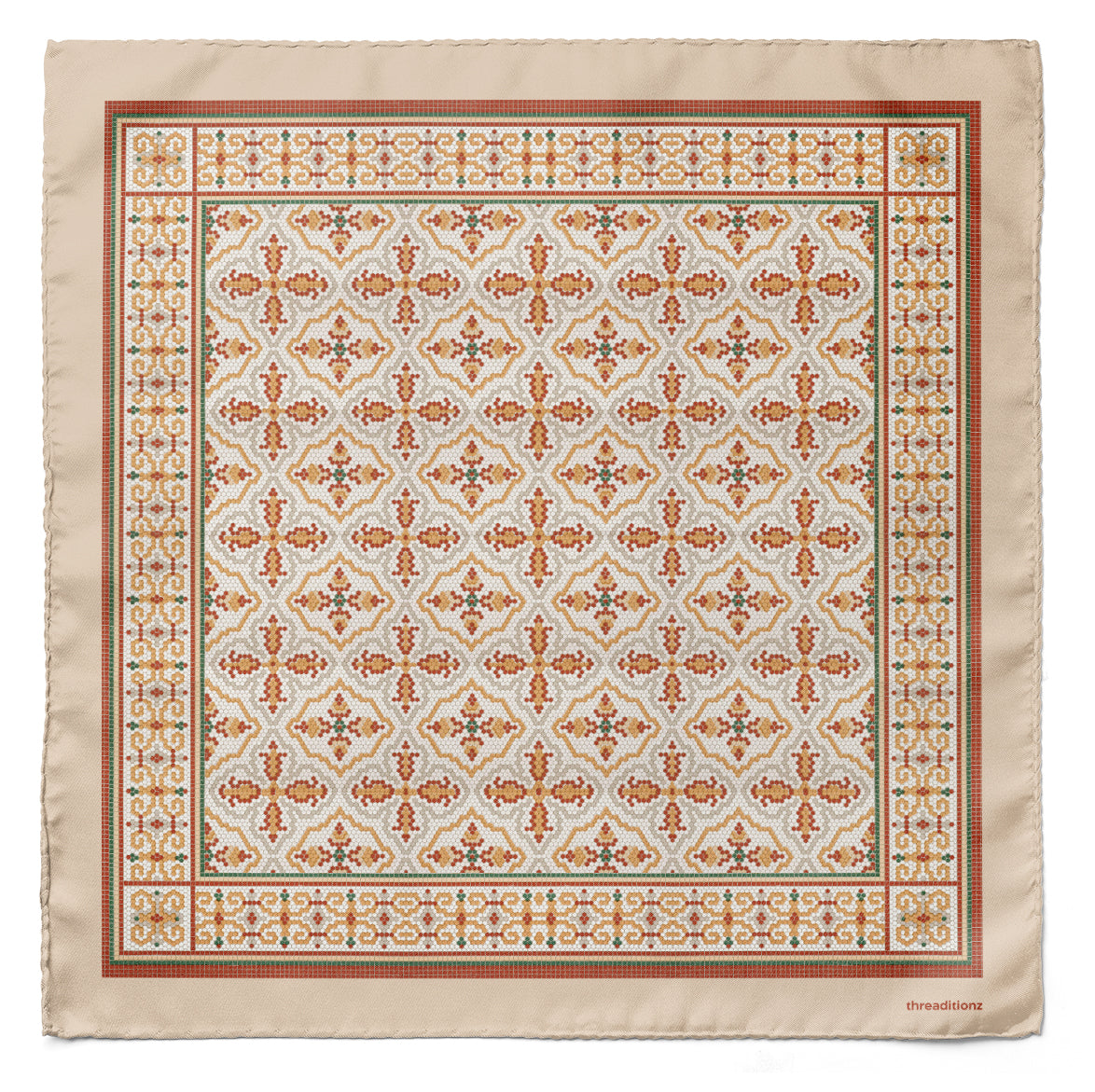 Arabesque – Dual-Sided Cravat & Pocket Squares Set