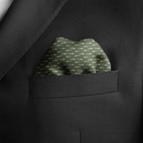 WINGS OF COURAGE AIR FORCE POCKET SQUARE