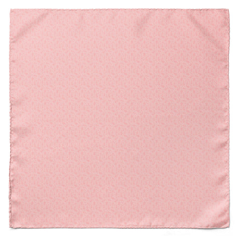 THE FESTIVE PINK SILK SCARF & POCKET SQUARE SET