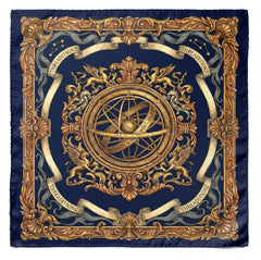 Mythos et Cosmos Dual-Sided Cravat and Pocket Squares Set