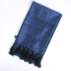 ROYAL BLUE  FESTIVE SCARF