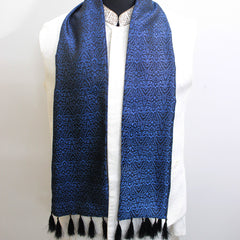 ROYAL BLUE  FESTIVE SCARF