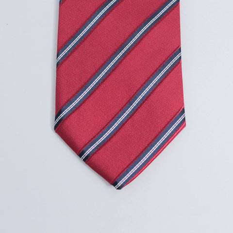 THE RED & BLACK STRIPED TIE