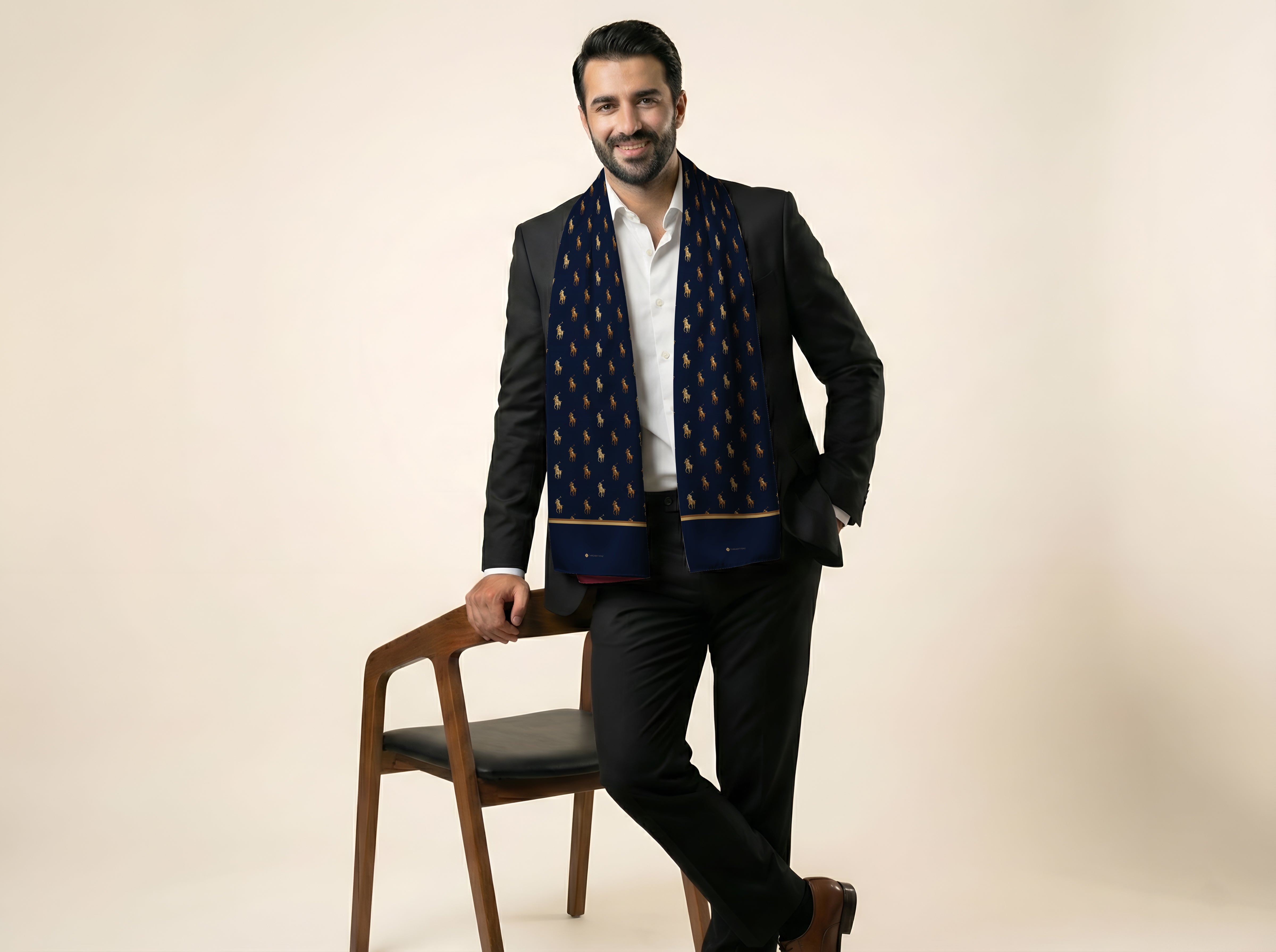 The Polo Standard – Dual-Sided Scarf & Pocket Squares Set