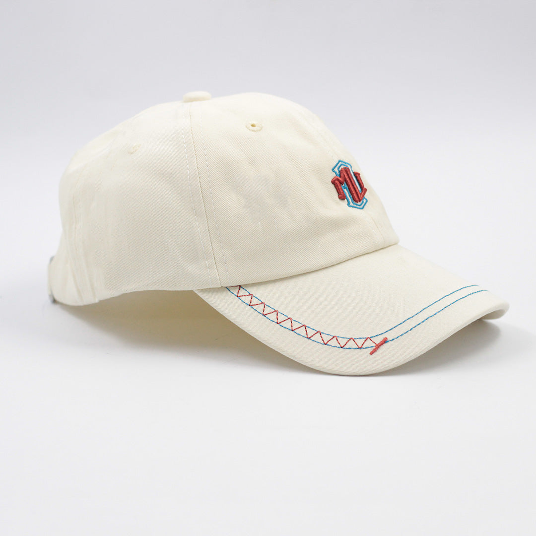 MU EMBLEM IVORY CAP