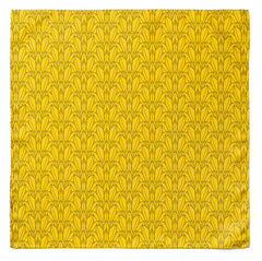 SUNNY FOLIAGE SILK SCARF & POCKET SQUARE SET