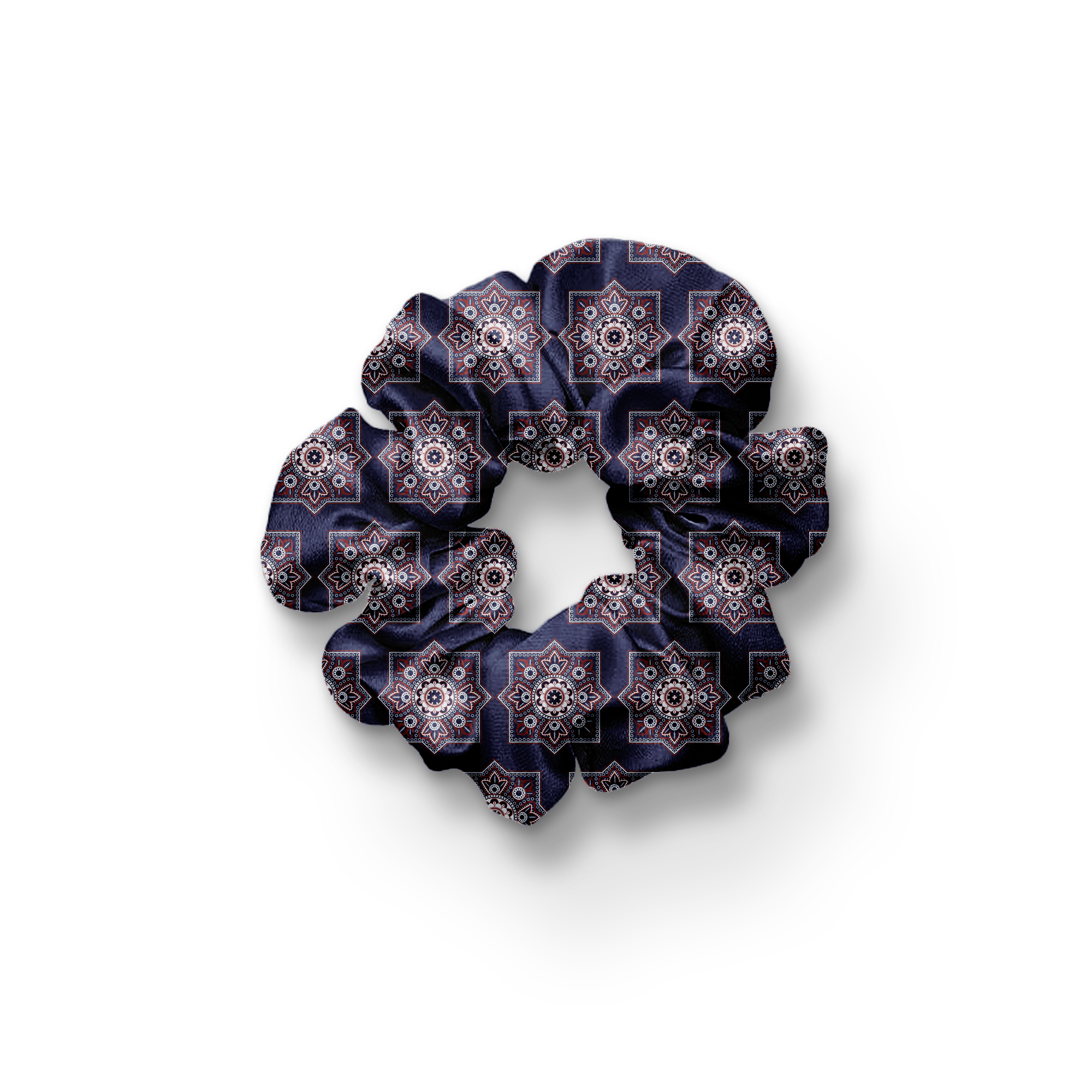 IMPERIAL AJRAK SILK SCRUNCHIE