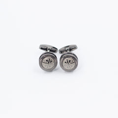 CHARCOAL MAZE CUFFLINKS