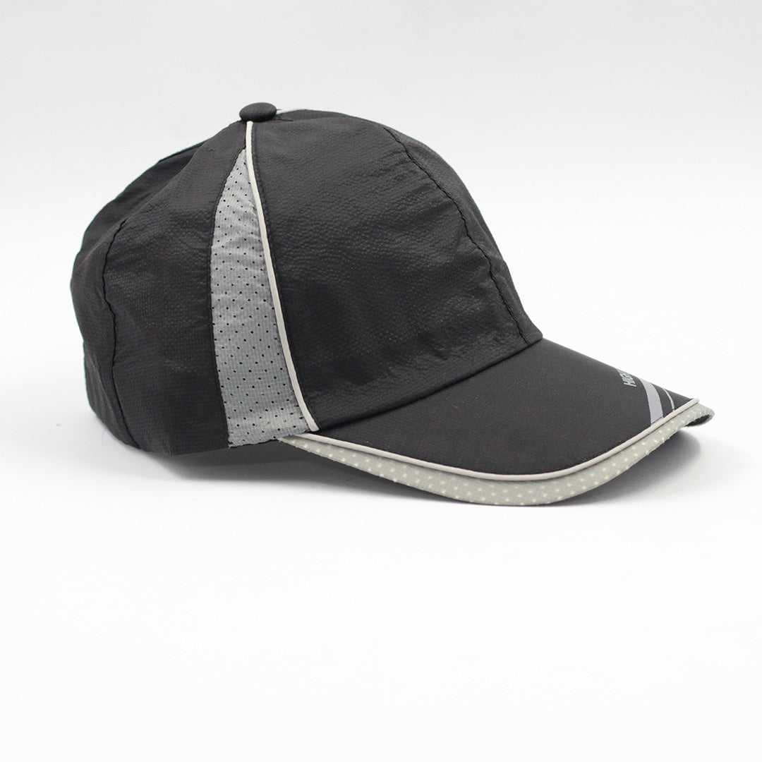 CHARCOAL BLACK PARACHUTE SPORTS CAP