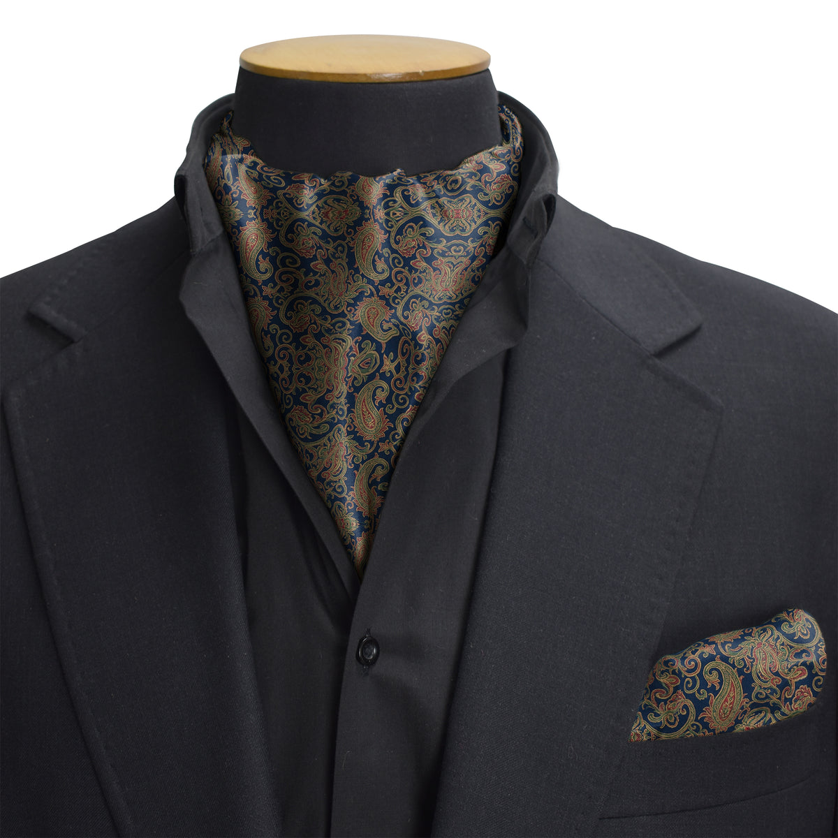 Paisley d’Exception – Dual-Sided Cravat & Pocket Squares Set